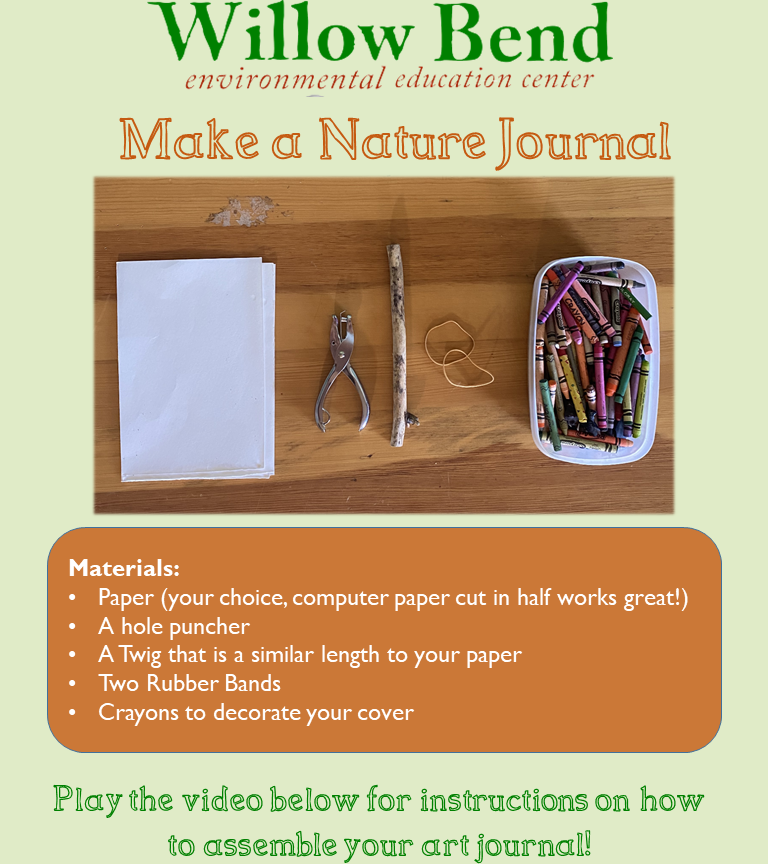 July Art Project of the Day: Make A Nature Journal – Willow Bend 